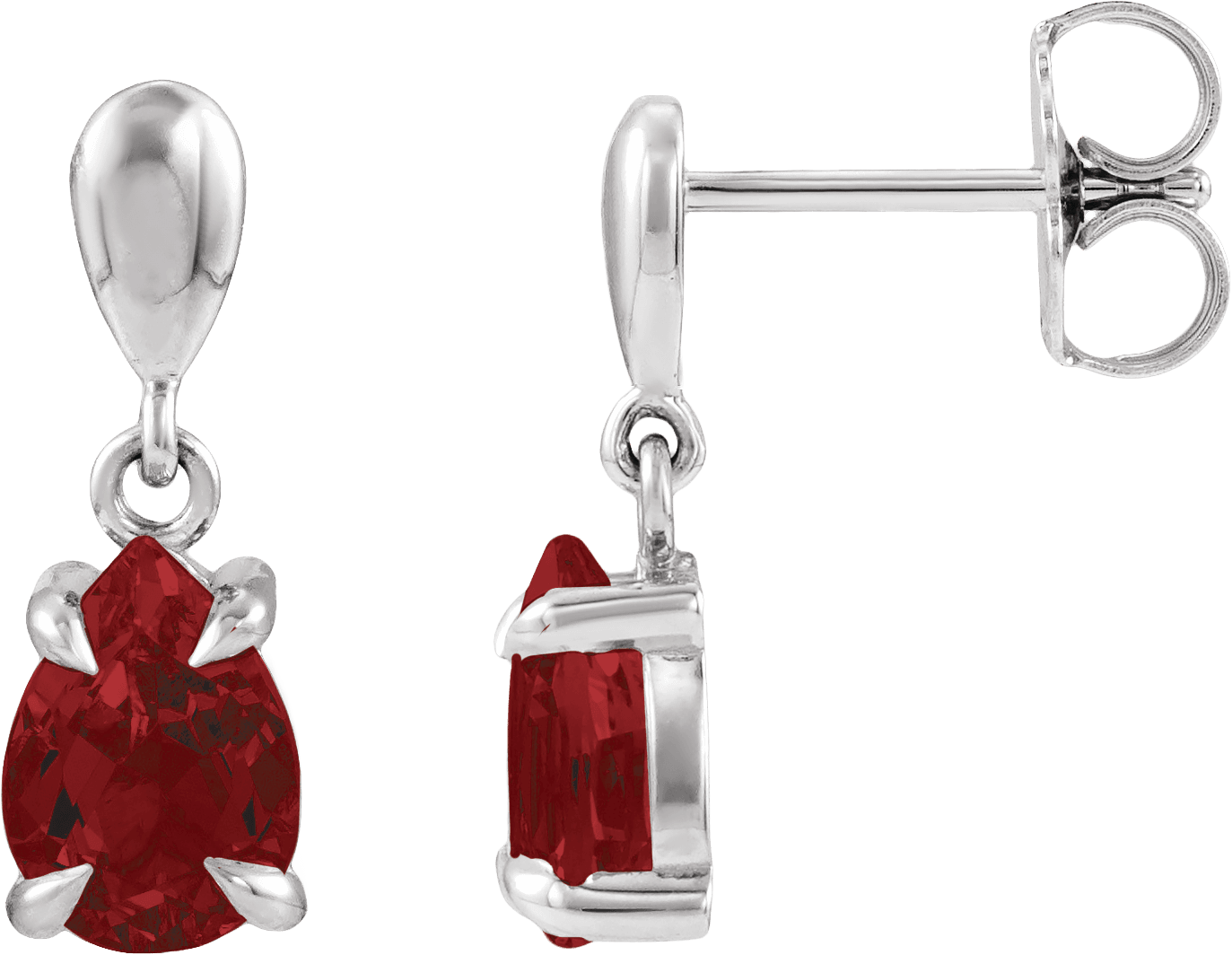 garnet earrings