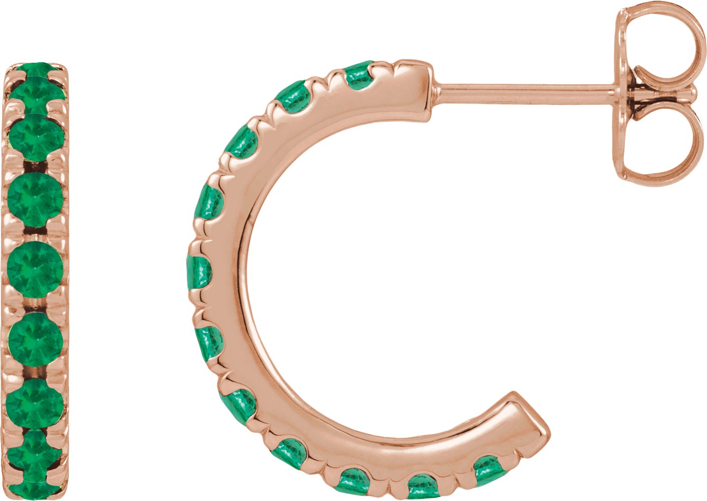 French-Set Hoop Earrings