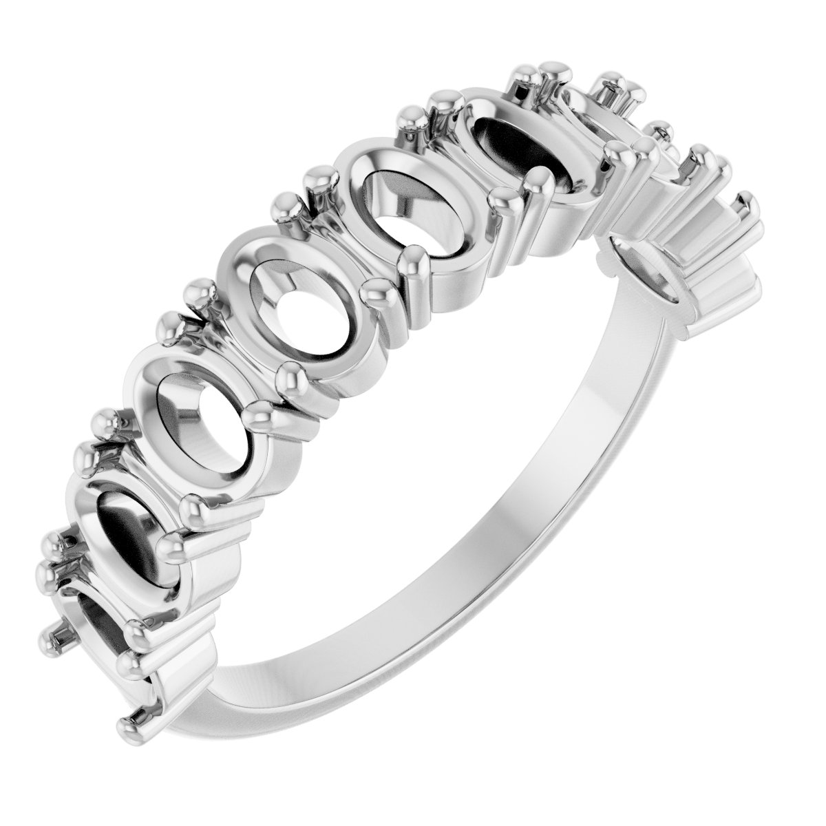 Nine-Stone Anniversary Band