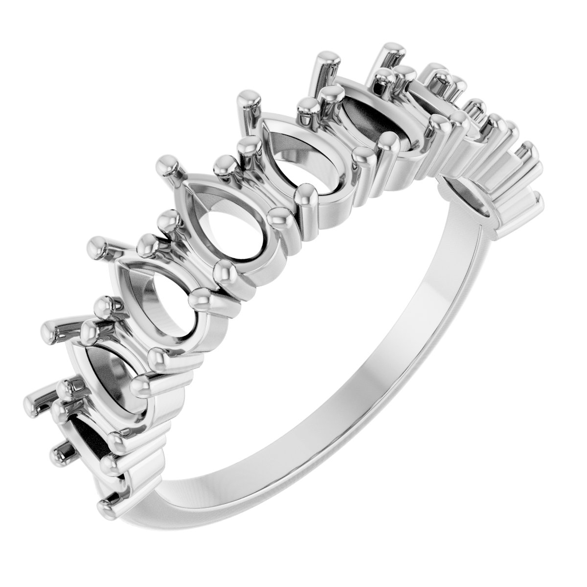 Nine-Stone Anniversary Band