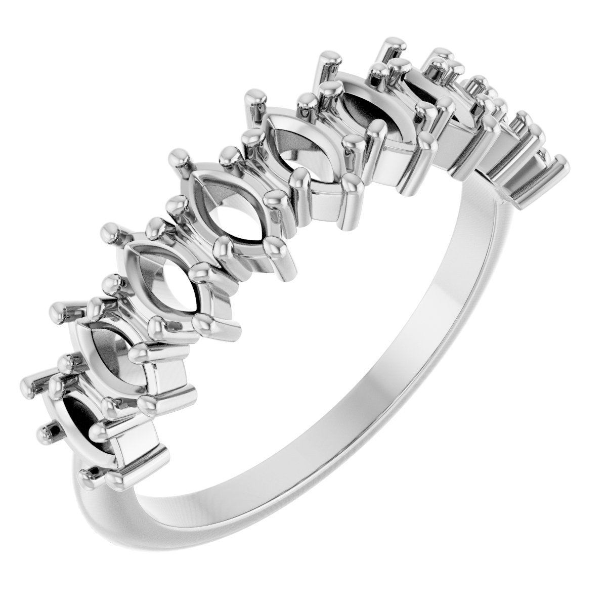Nine-Stone Anniversary Band