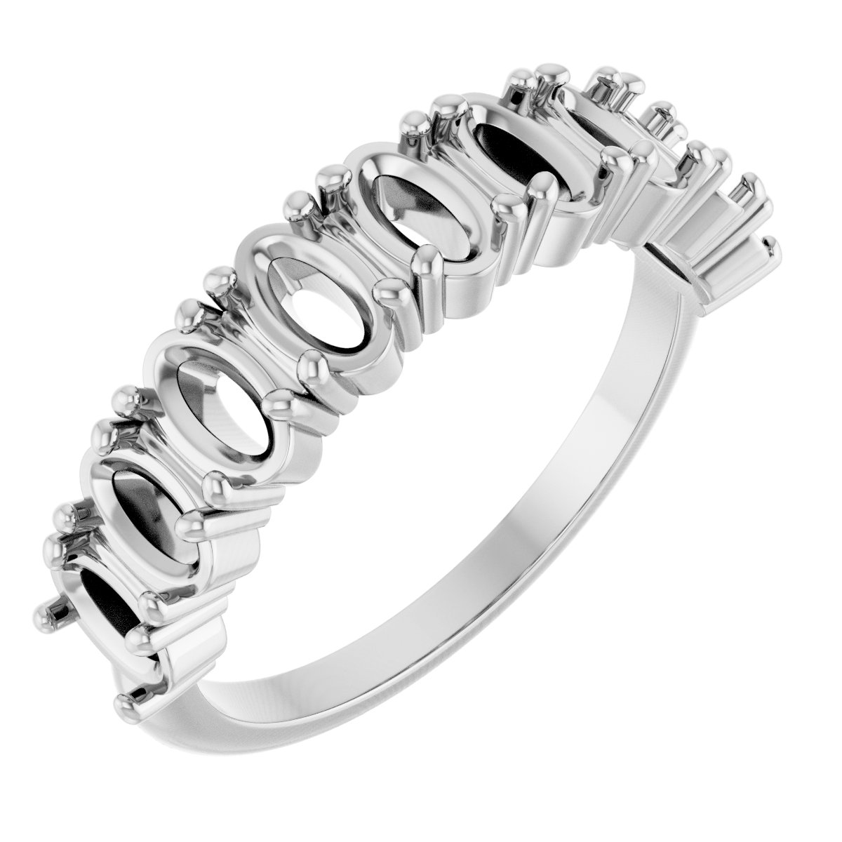 Nine-Stone Anniversary Band