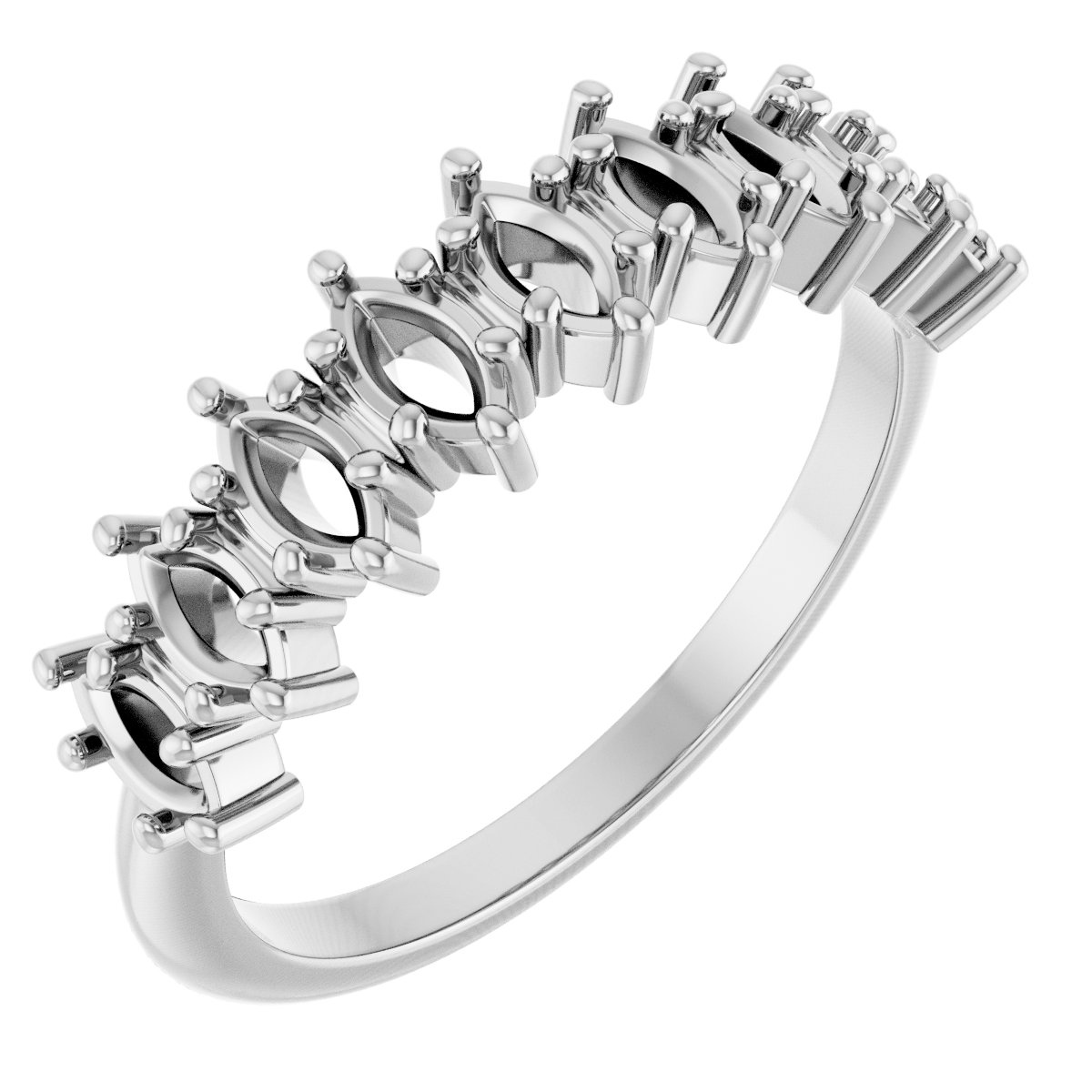 Nine-Stone Anniversary Band