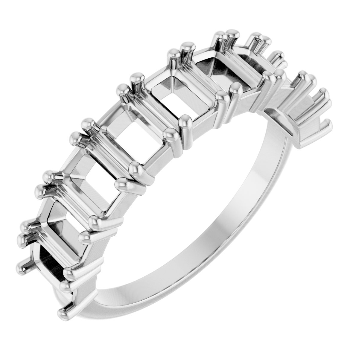 Nine-Stone Anniversary Band