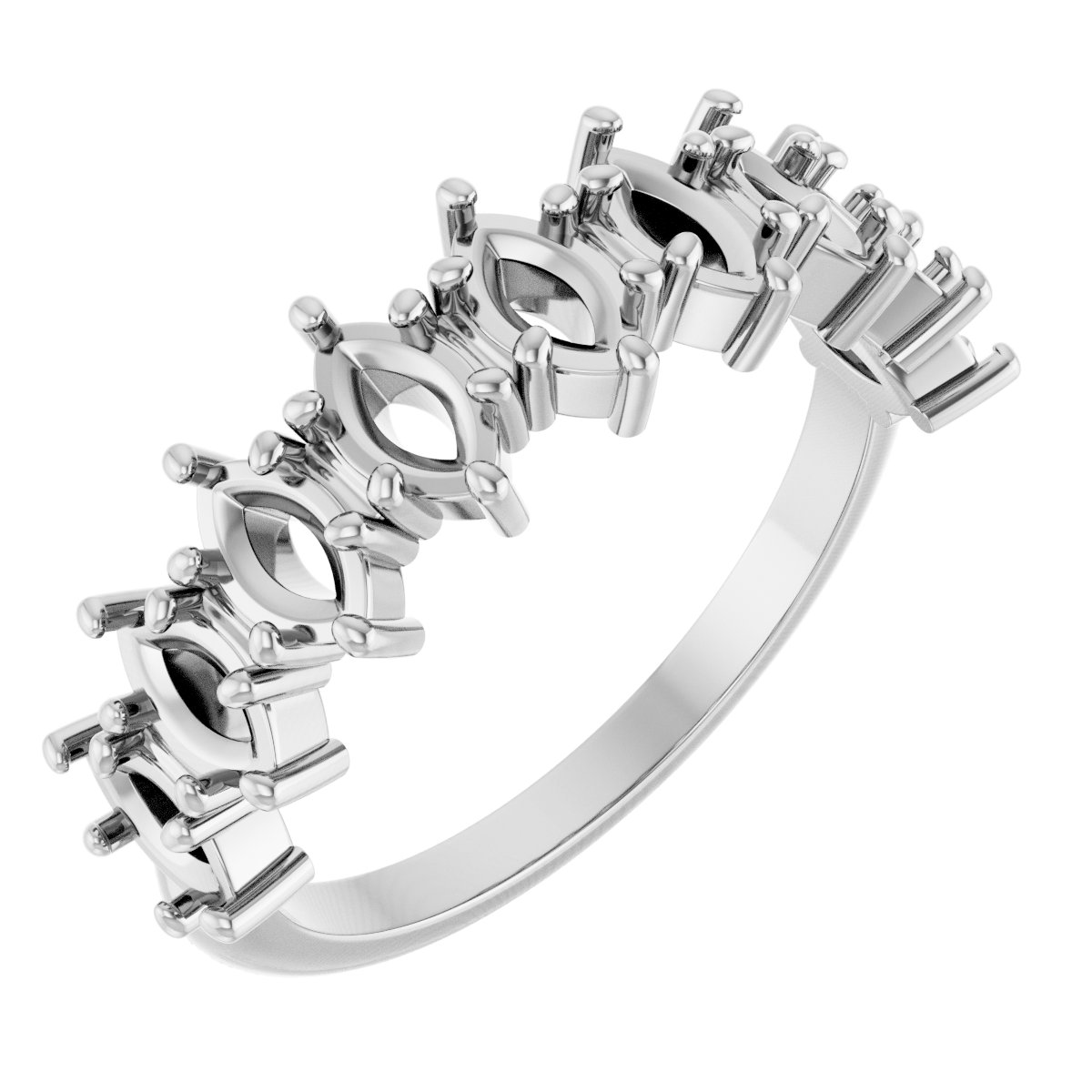 Nine-Stone Anniversary Band