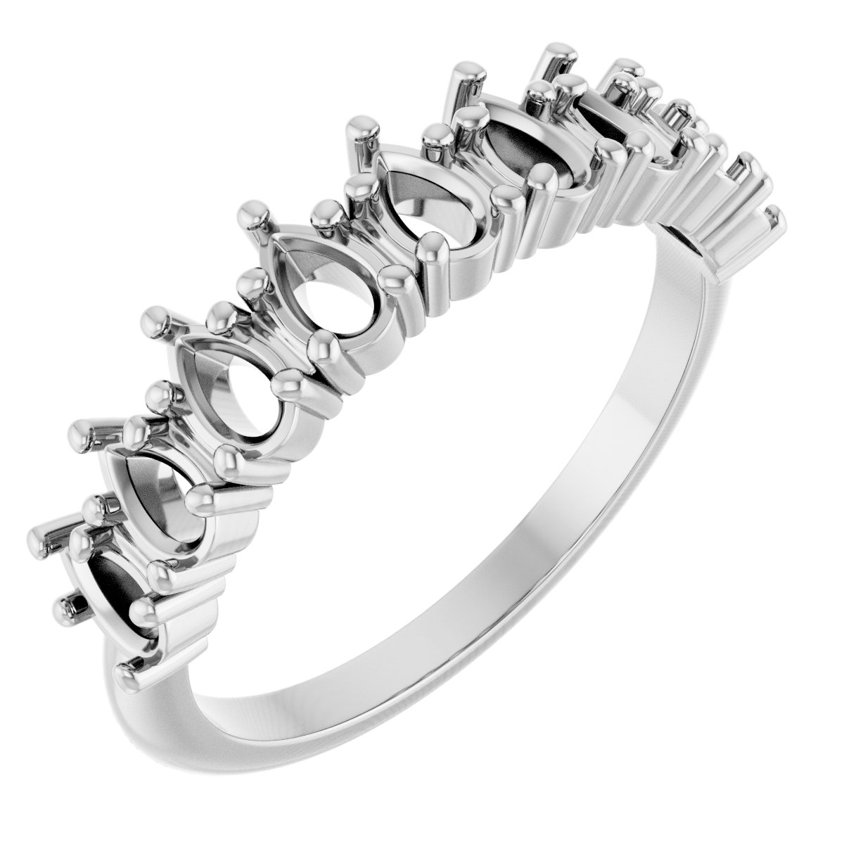 Nine-Stone Anniversary Band