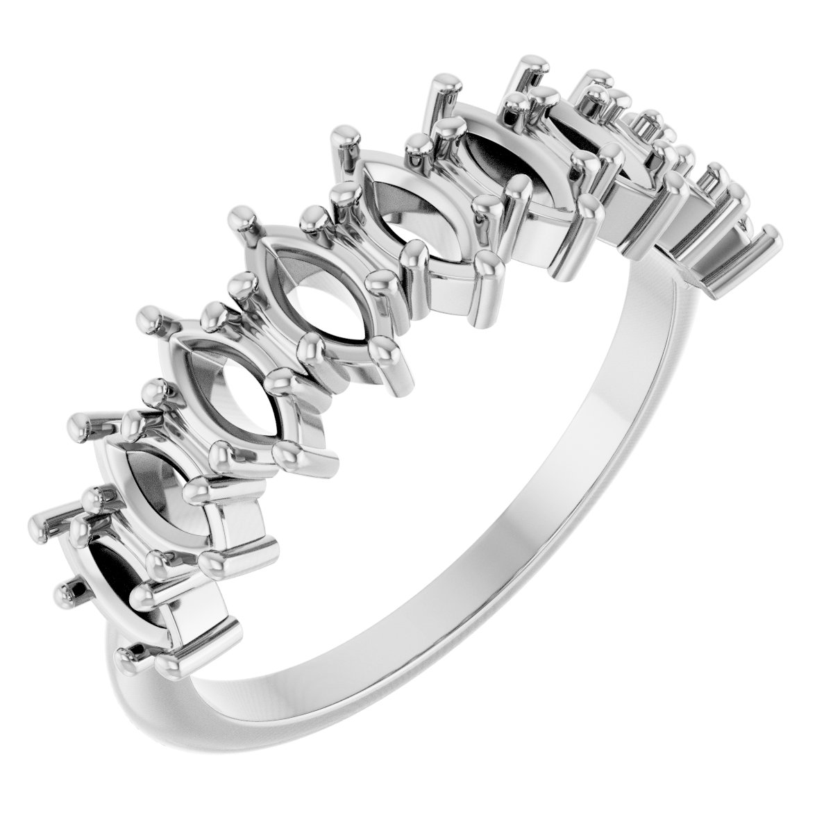 Nine-Stone Anniversary Band