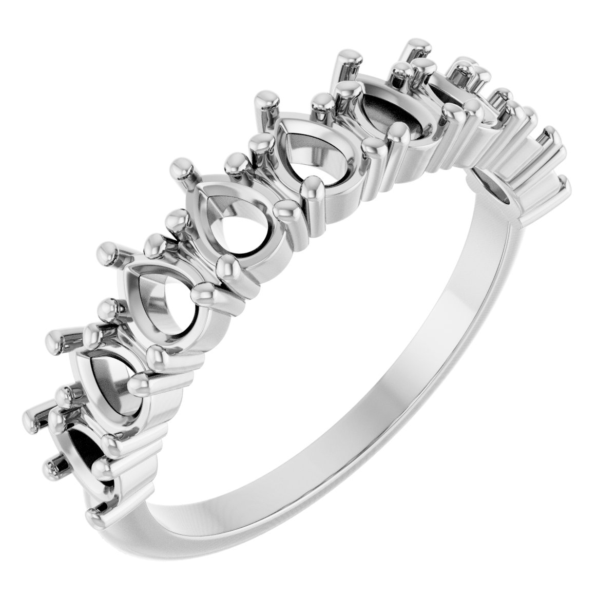 Nine-Stone Anniversary Band