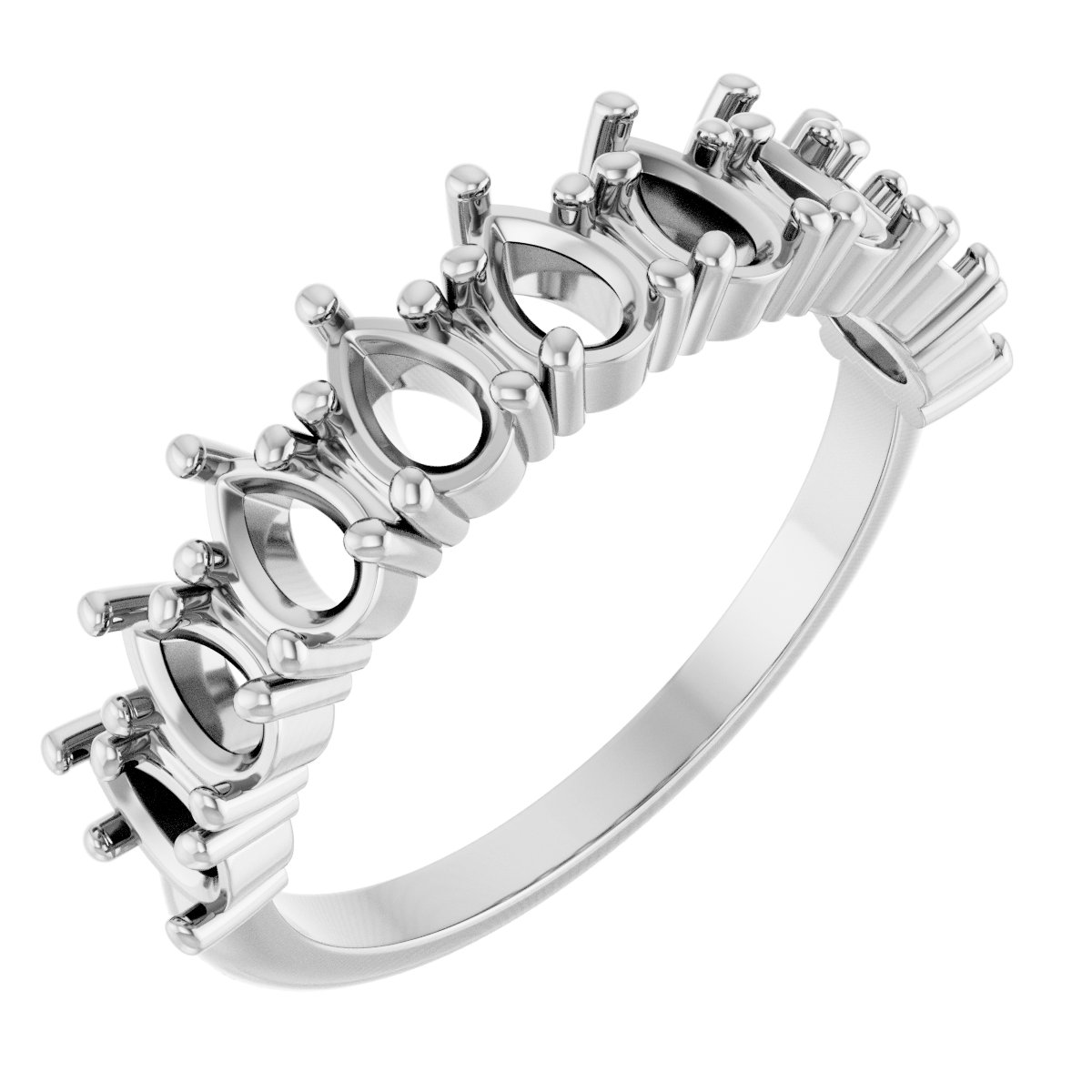 Nine-Stone Anniversary Band