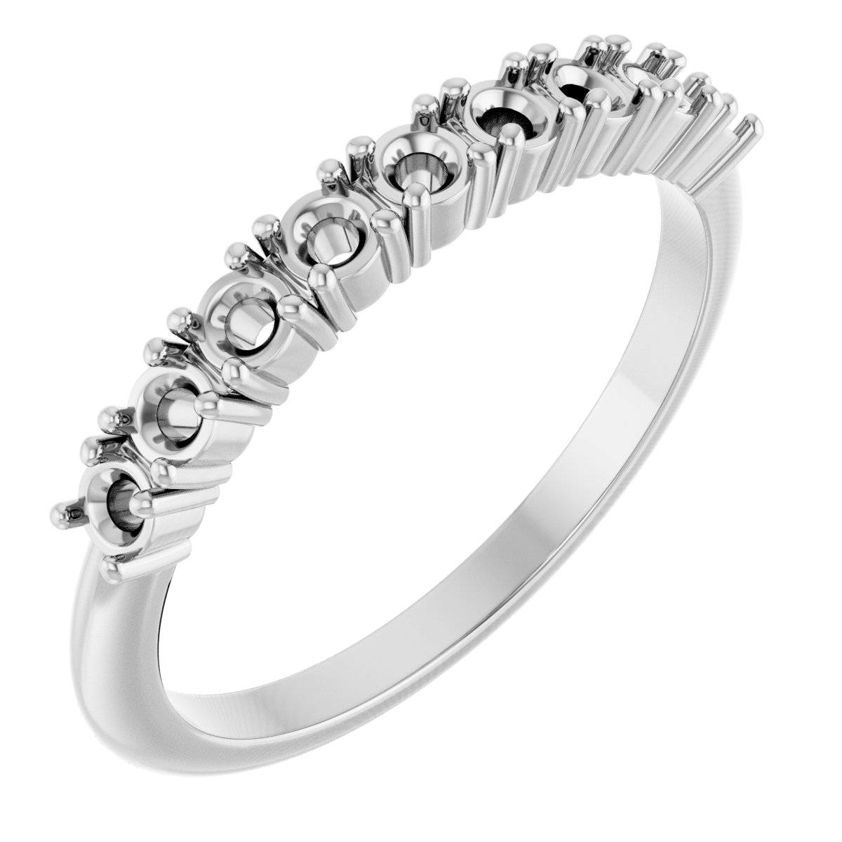Nine-Stone Anniversary Band