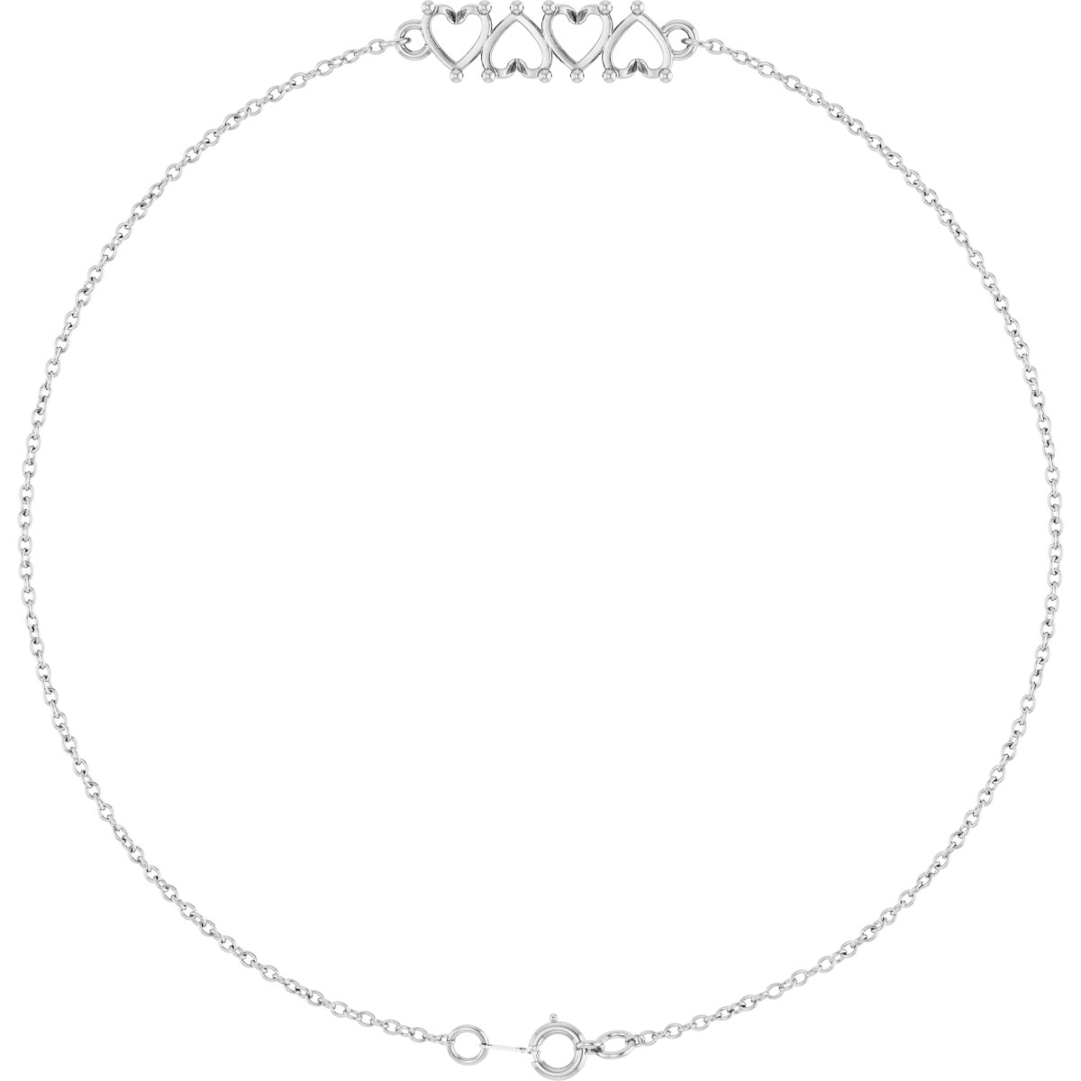 Growing Family Heart Bracelet