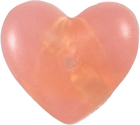 5.8 mm OD Silicone Heart Friction Earring Back