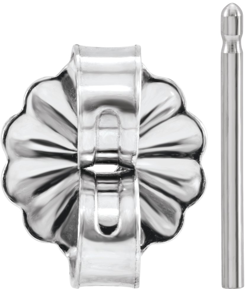 5.5 mm OD Friction Earring Post & Back Set