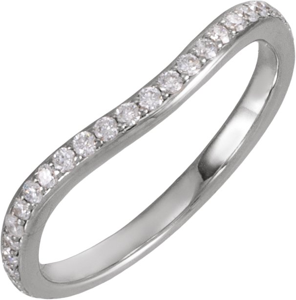 Half-Bezel Three-Stone Engagement Ring or Band