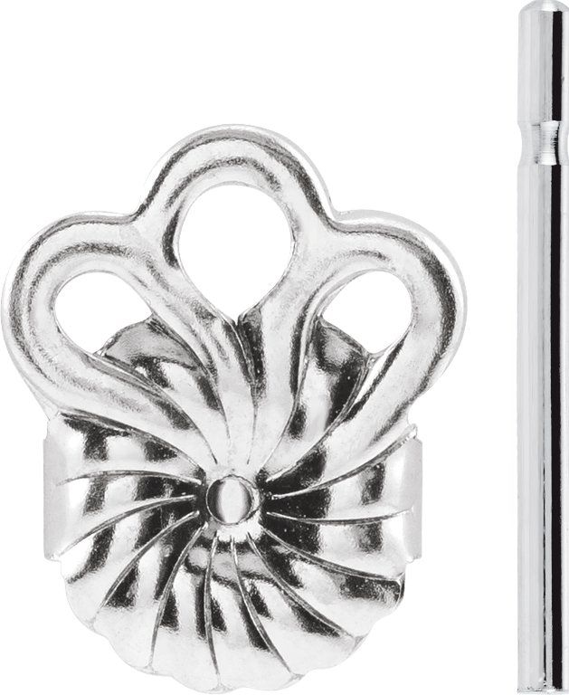 8 mm OD Friction Earring Post & Back Set