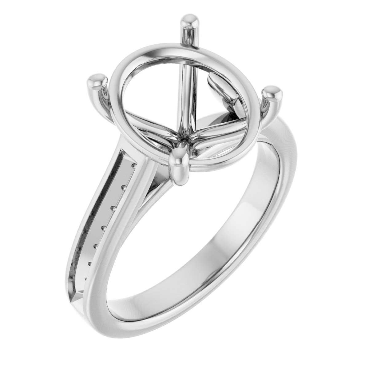 Accented Engagement Ring