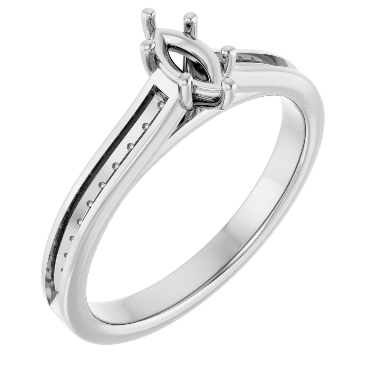 Accented Engagement Ring