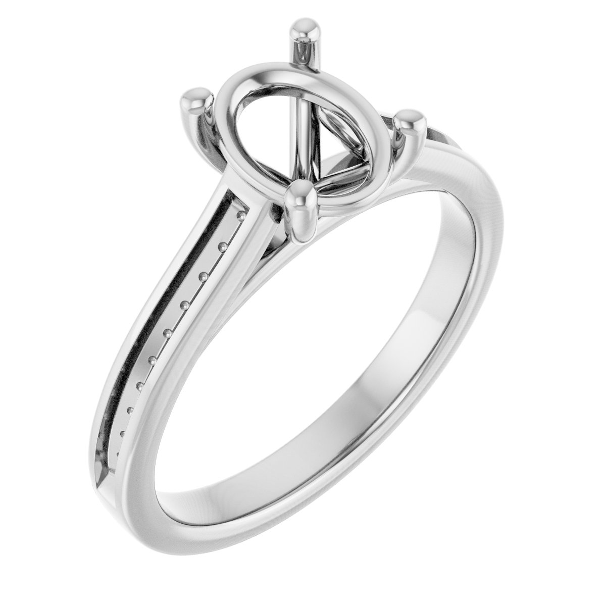 Accented Engagement Ring