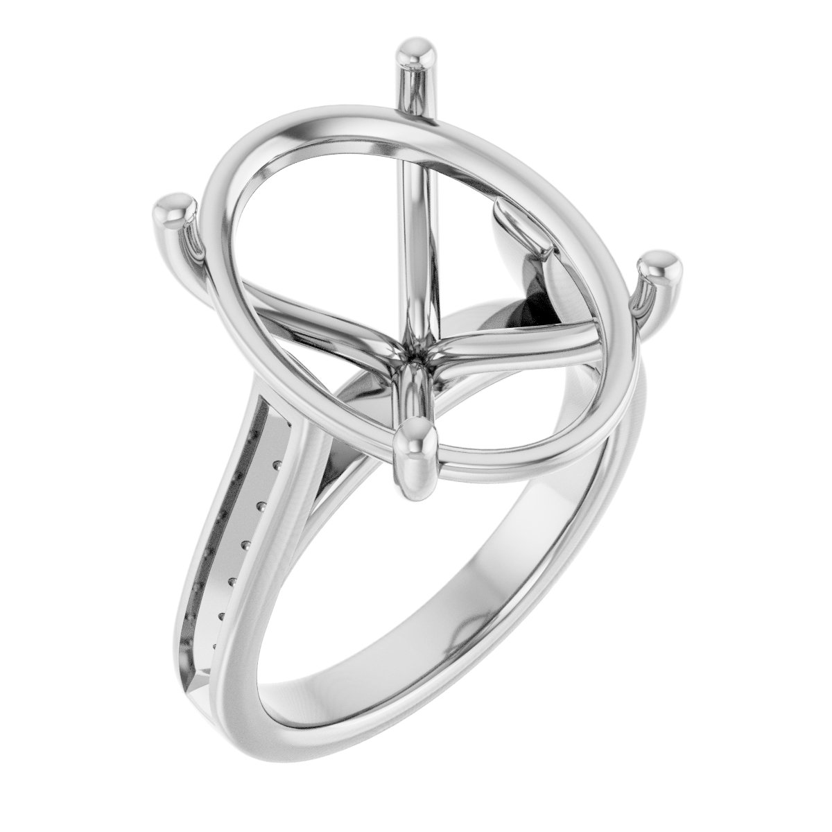 Accented Engagement Ring