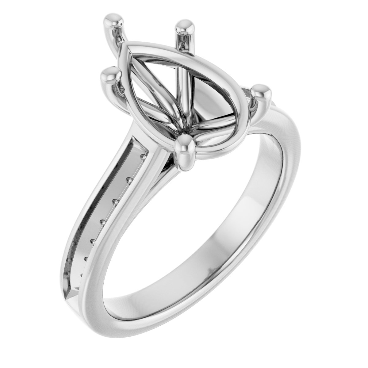 Accented Engagement Ring