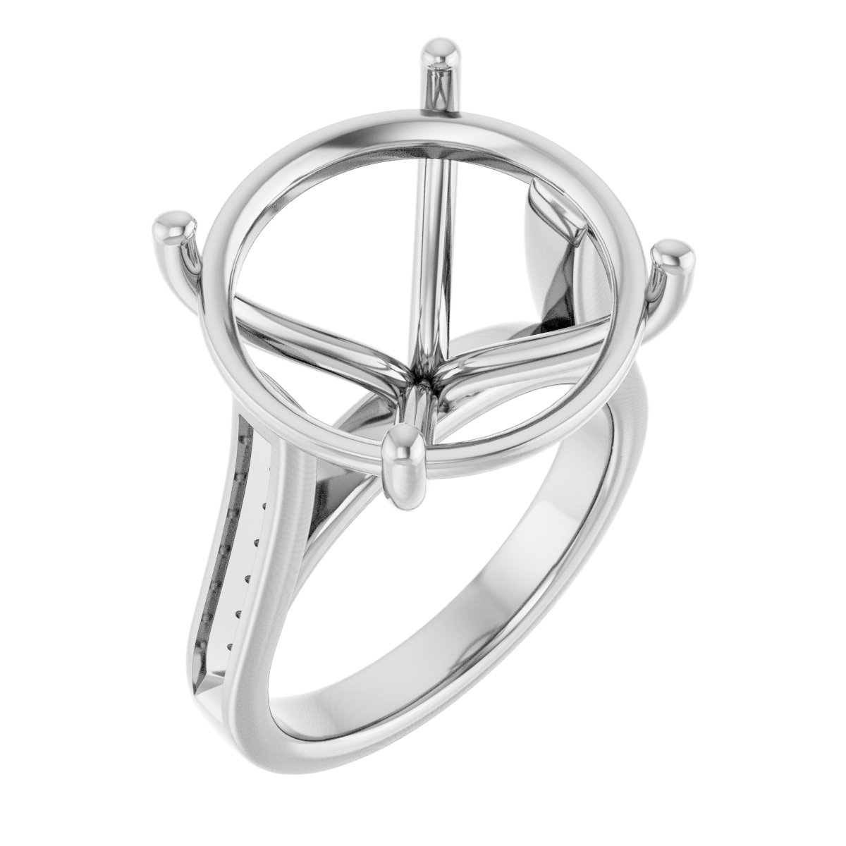 Accented Engagement Ring