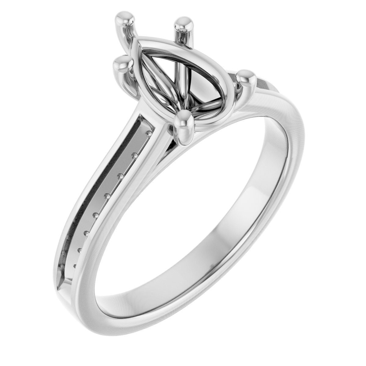 Accented Engagement Ring