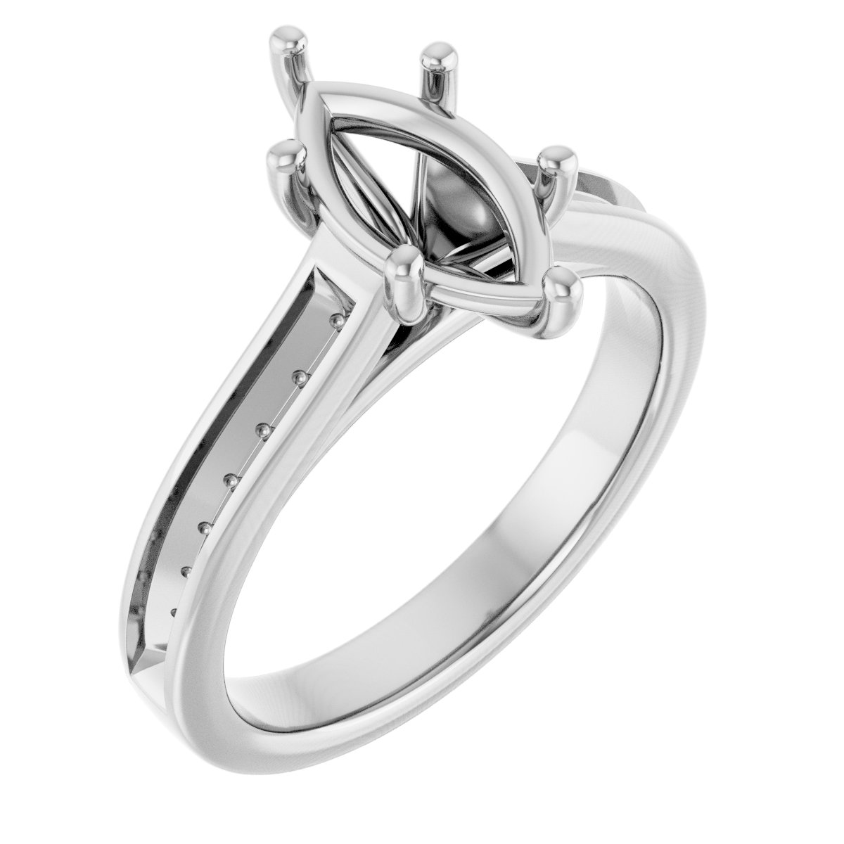 Accented Engagement Ring