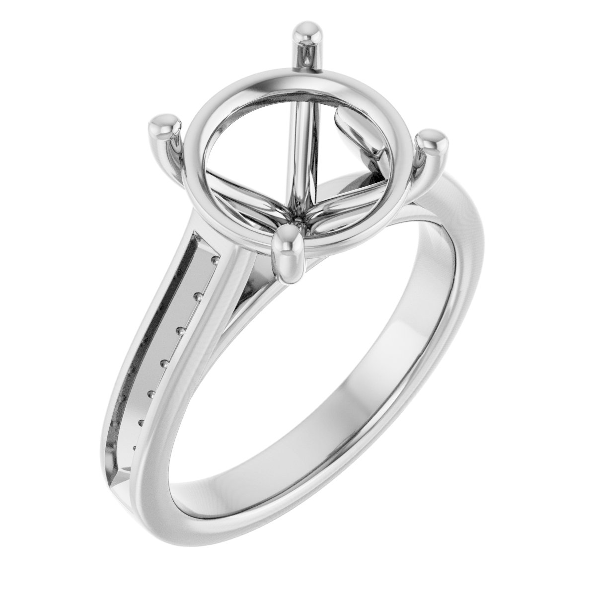 Accented Engagement Ring