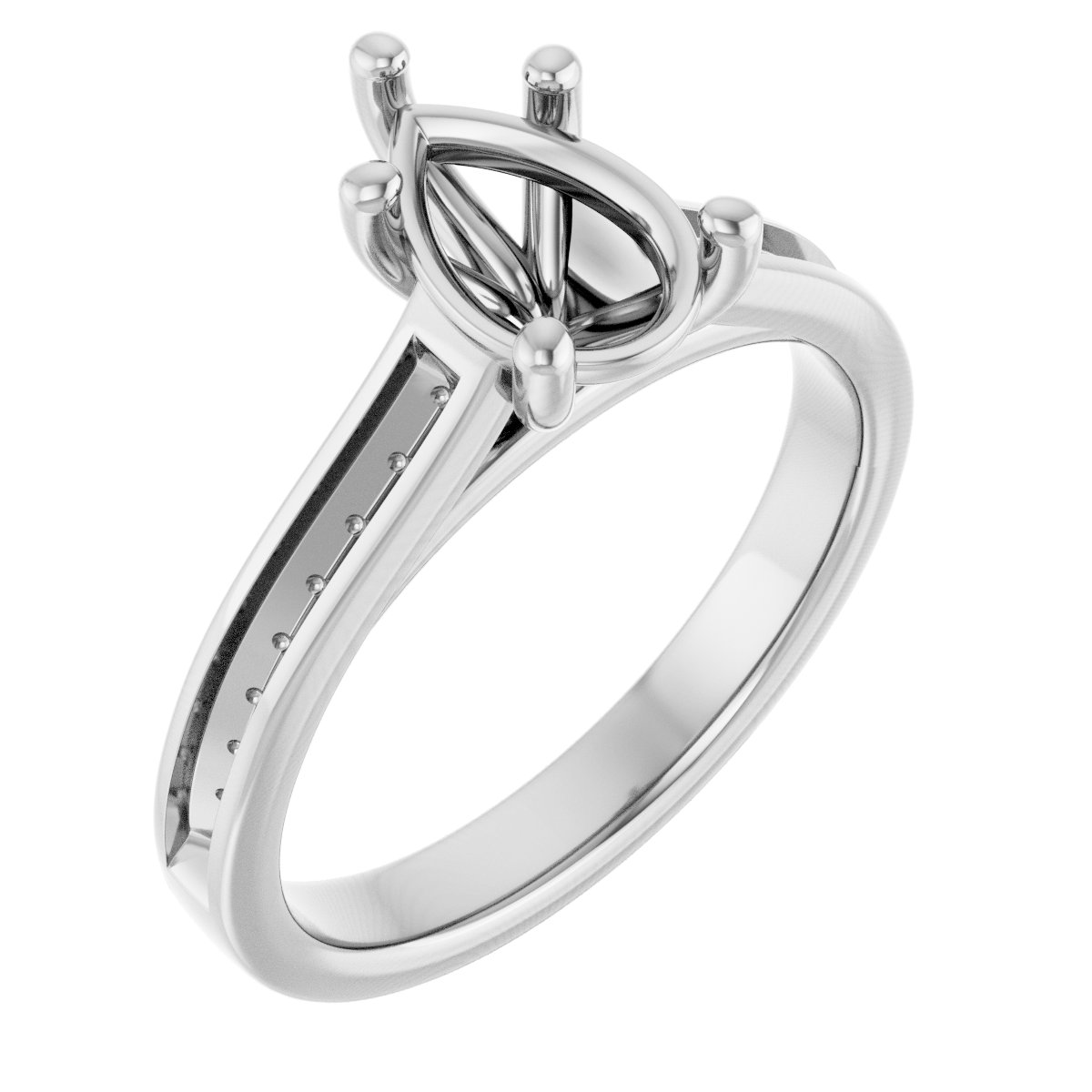 Accented Engagement Ring