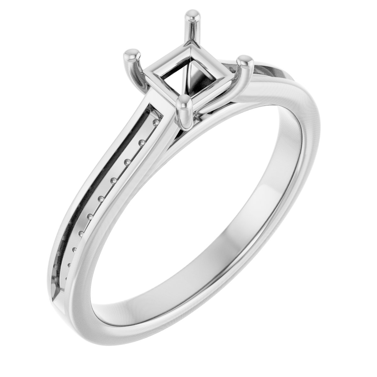 Accented Engagement Ring