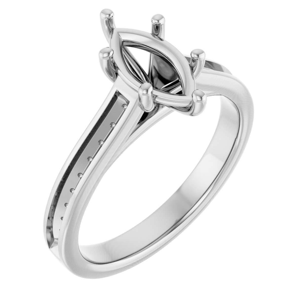Accented Engagement Ring