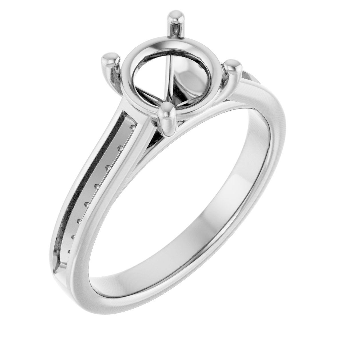 Accented Engagement Ring