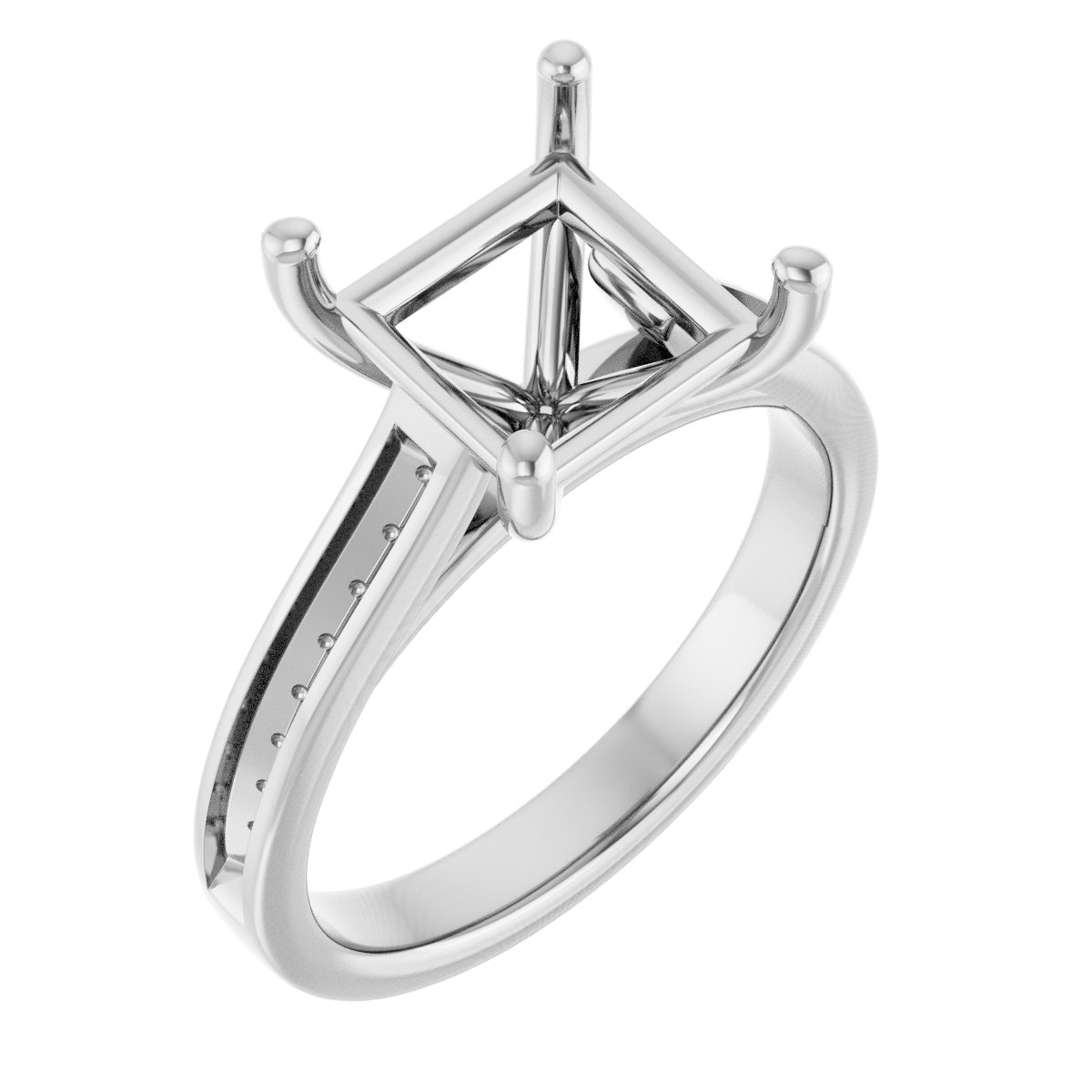 Accented Engagement Ring
