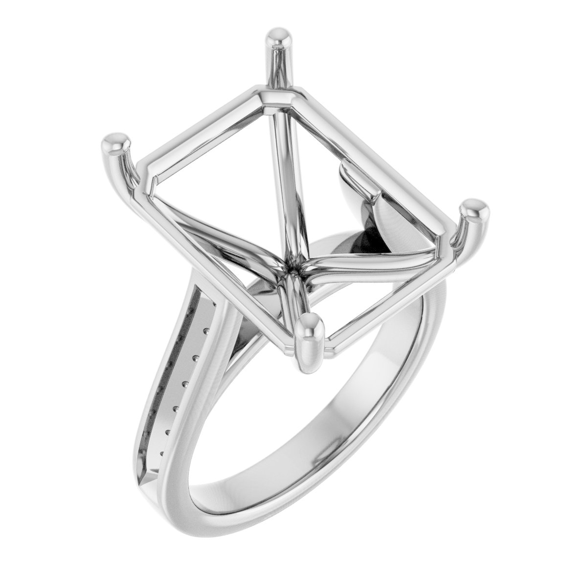 Accented Engagement Ring