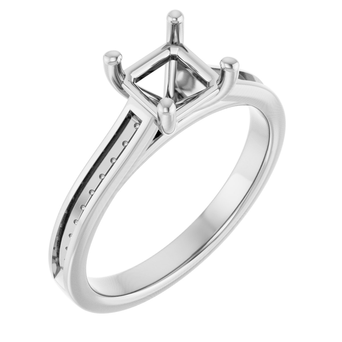 Accented Engagement Ring
