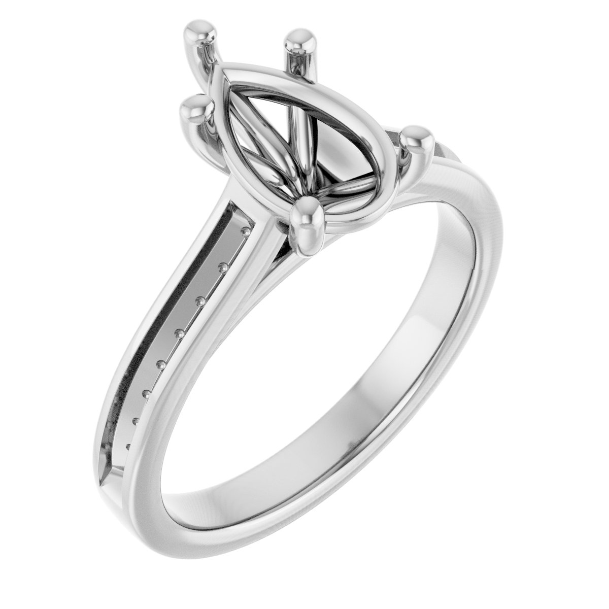 Accented Engagement Ring