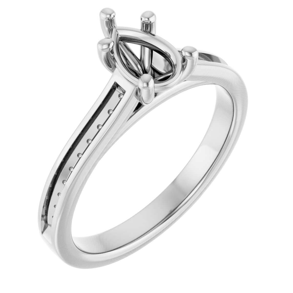 Accented Engagement Ring