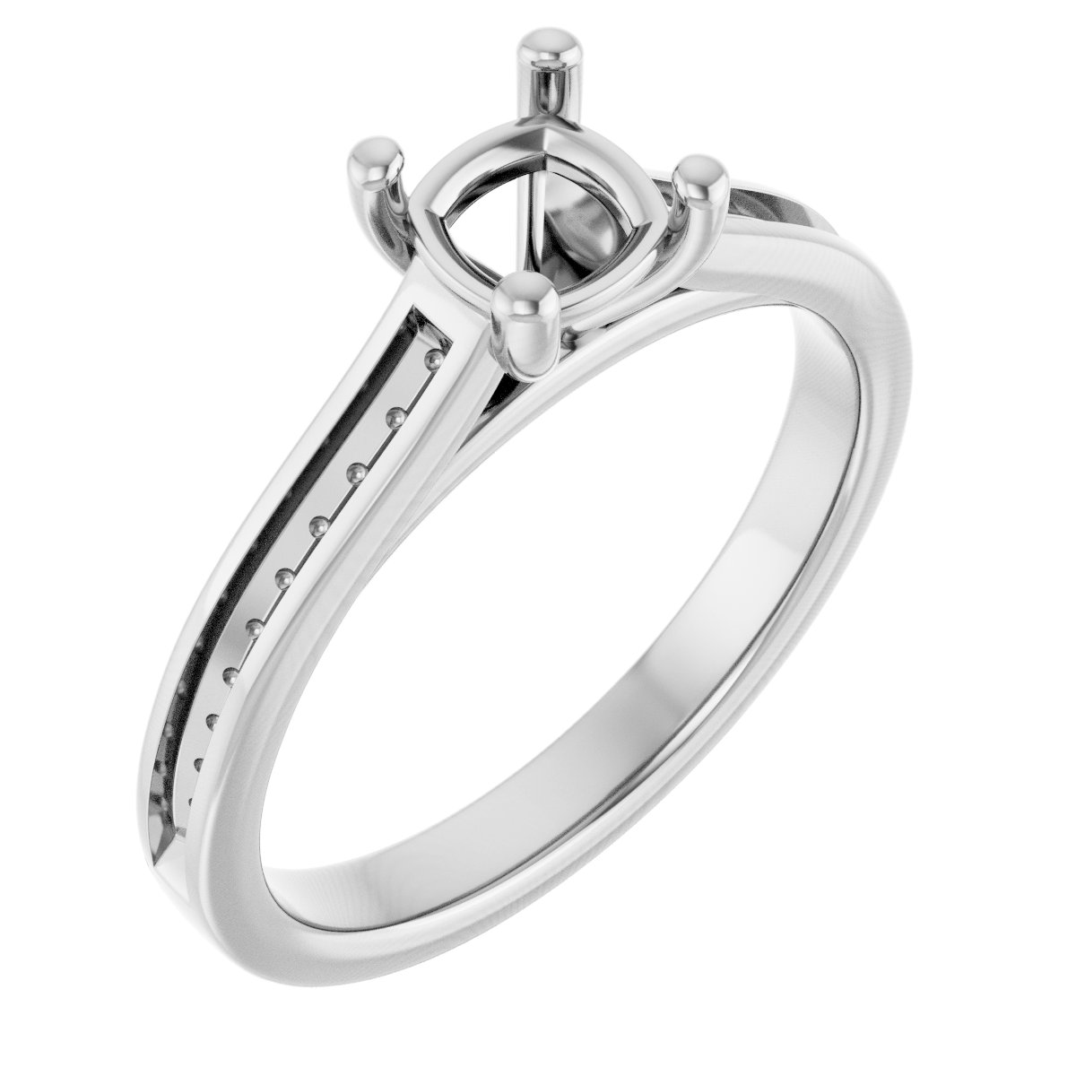 Accented Engagement Ring