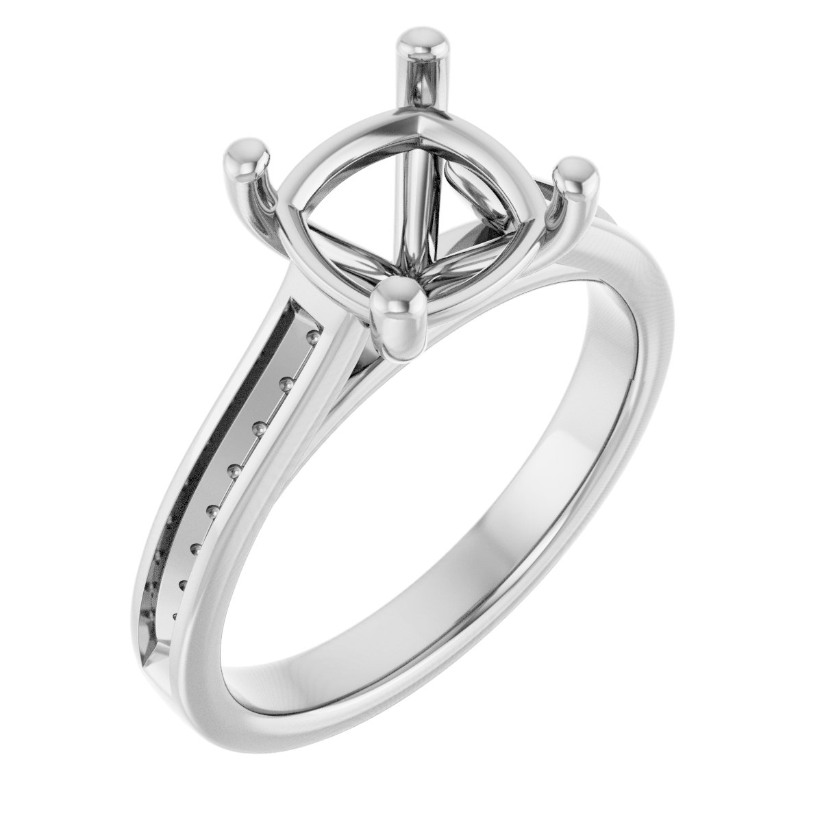 Accented Engagement Ring