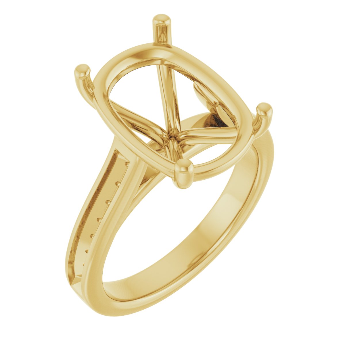 Accented Engagement Ring