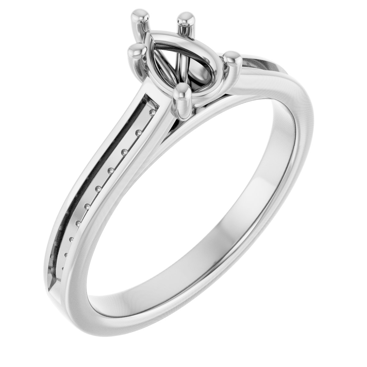 Accented Engagement Ring