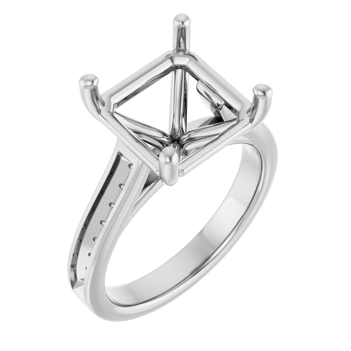 Accented Engagement Ring