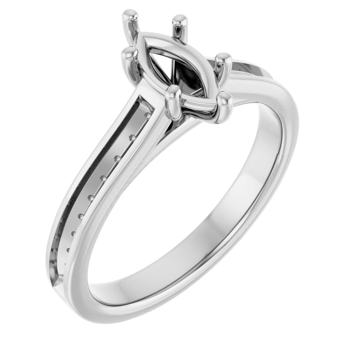 Accented Engagement Ring
