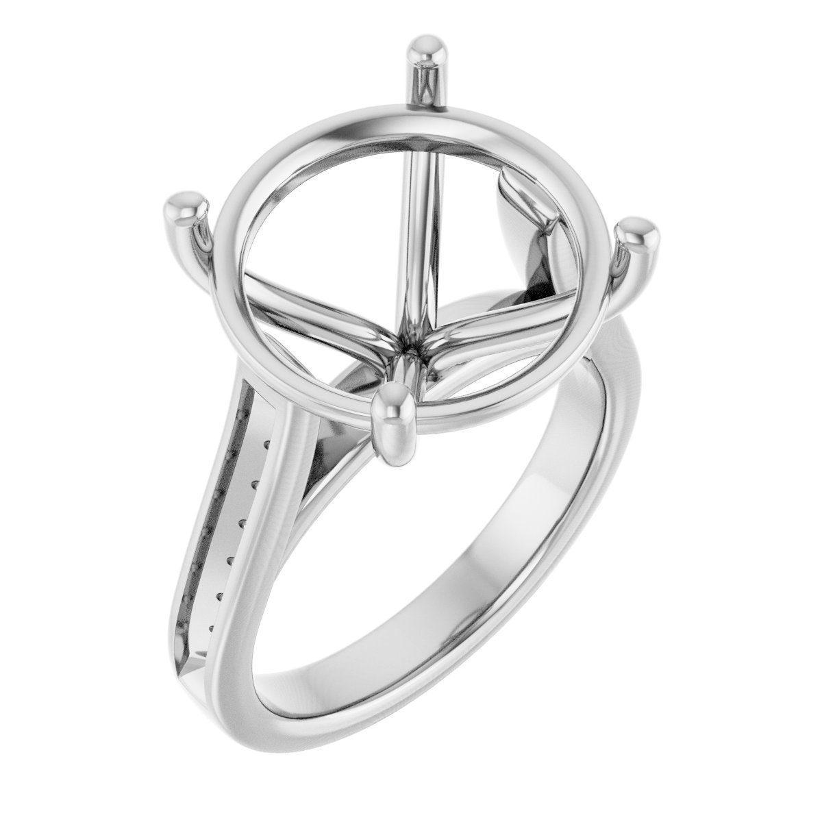 Accented Engagement Ring