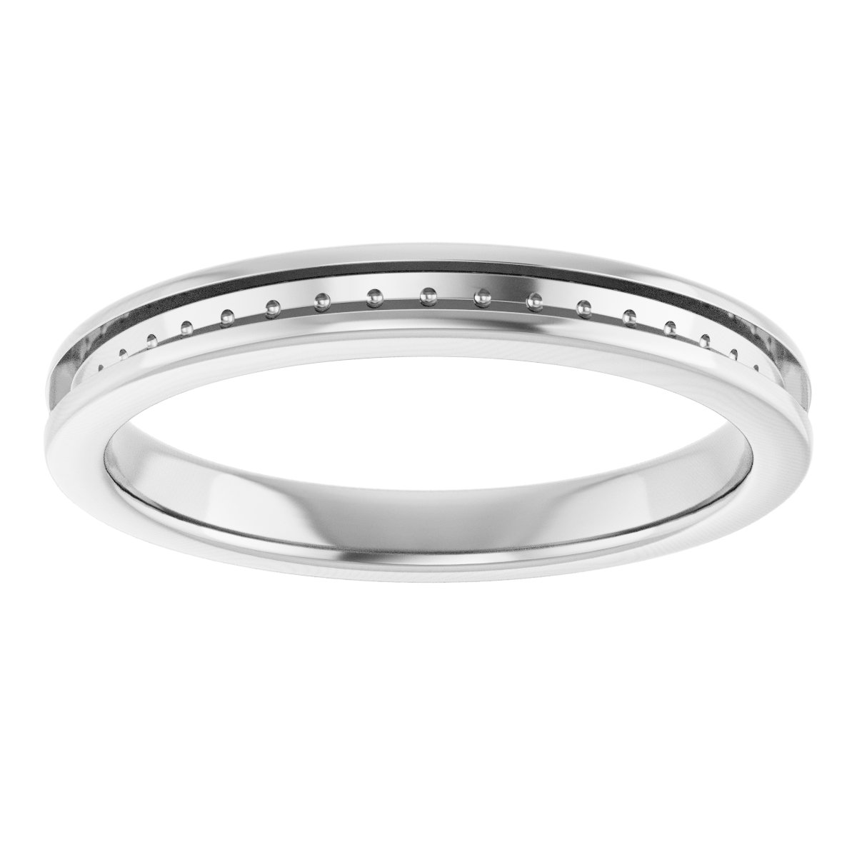 Band Mounting for 7x3.5 mm Marquise Ring view 3
