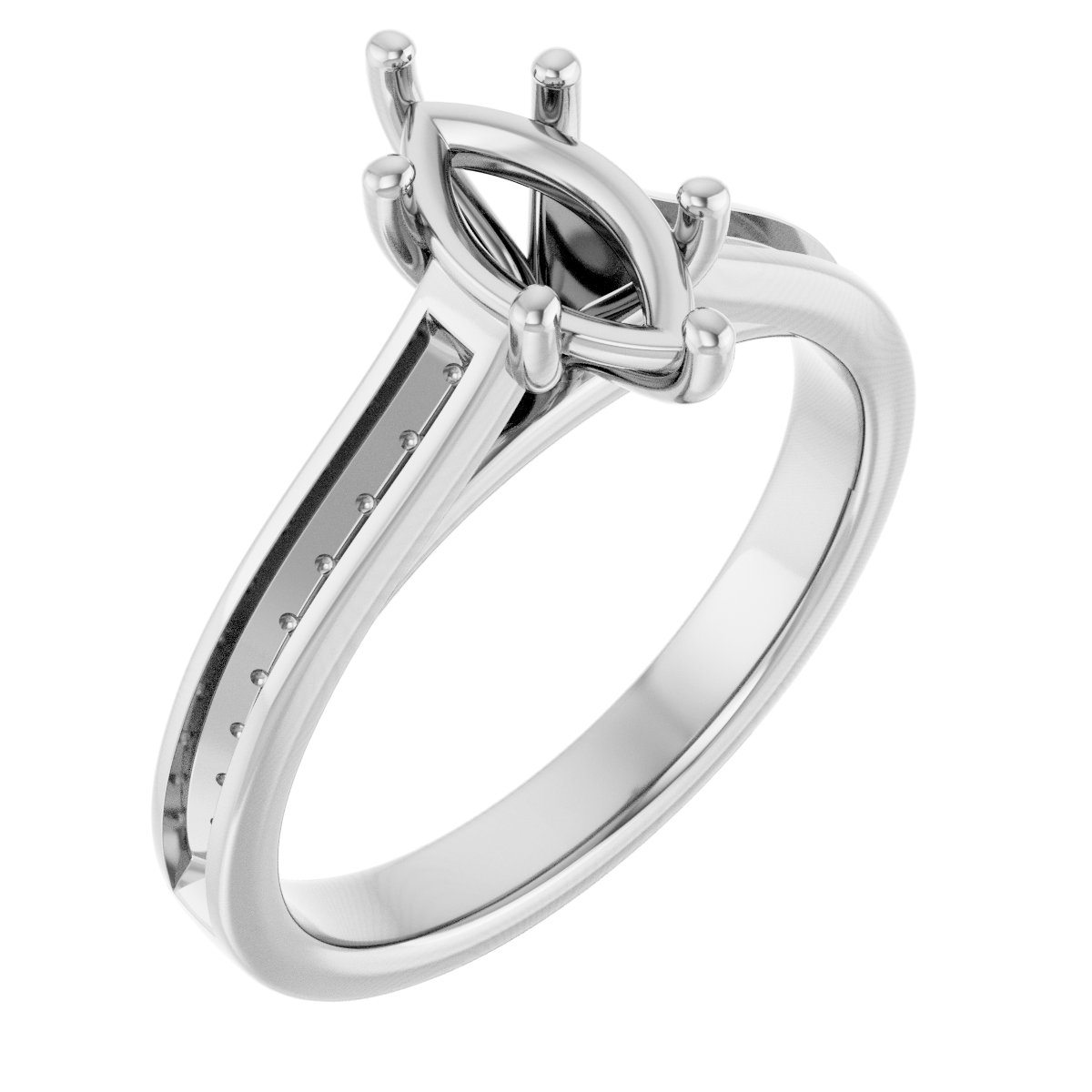 Accented Engagement Ring