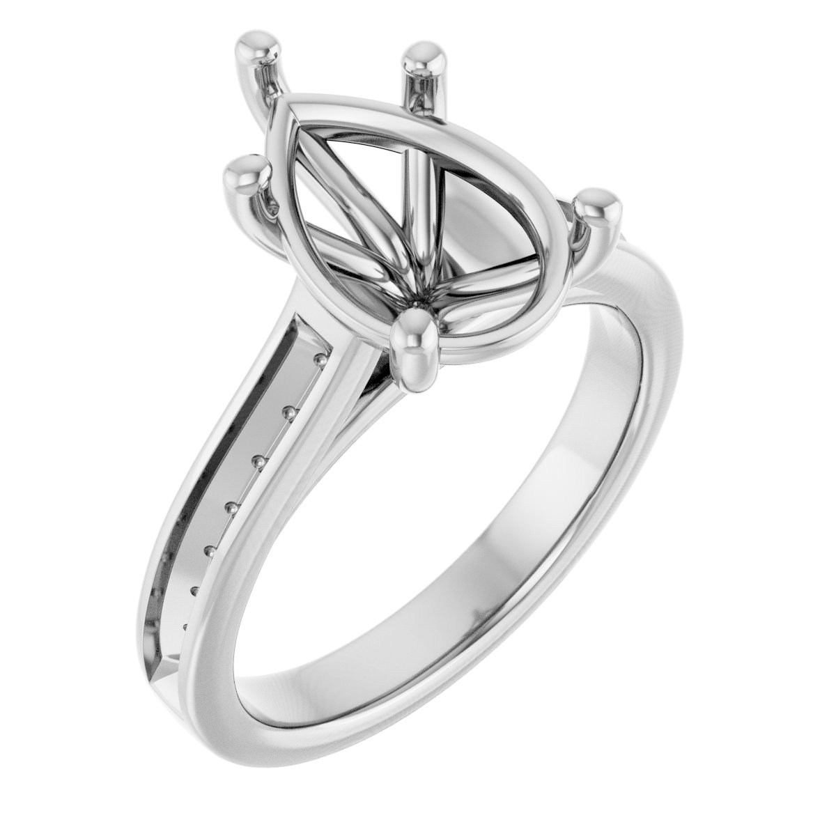Accented Engagement Ring