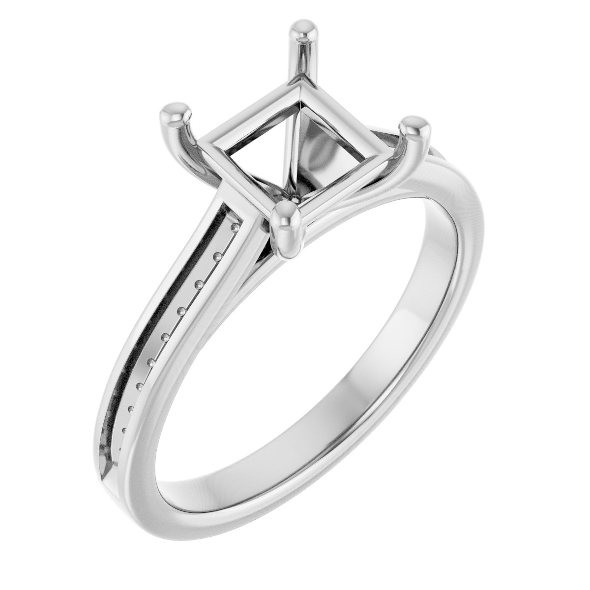 Accented Engagement Ring