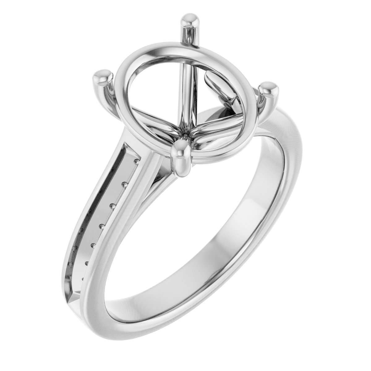Accented Engagement Ring
