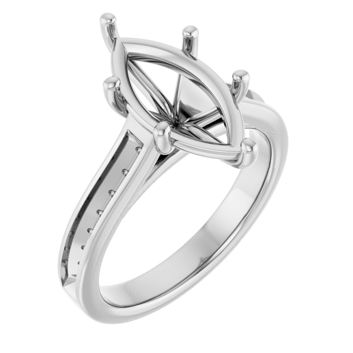 Accented Engagement Ring